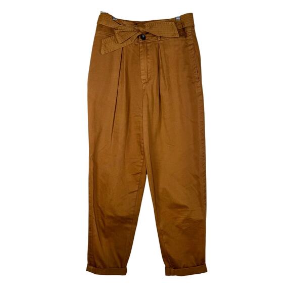 Free People High Waisted Paper Bag Pegged 90's Pants 0 - Picture 12 of 12